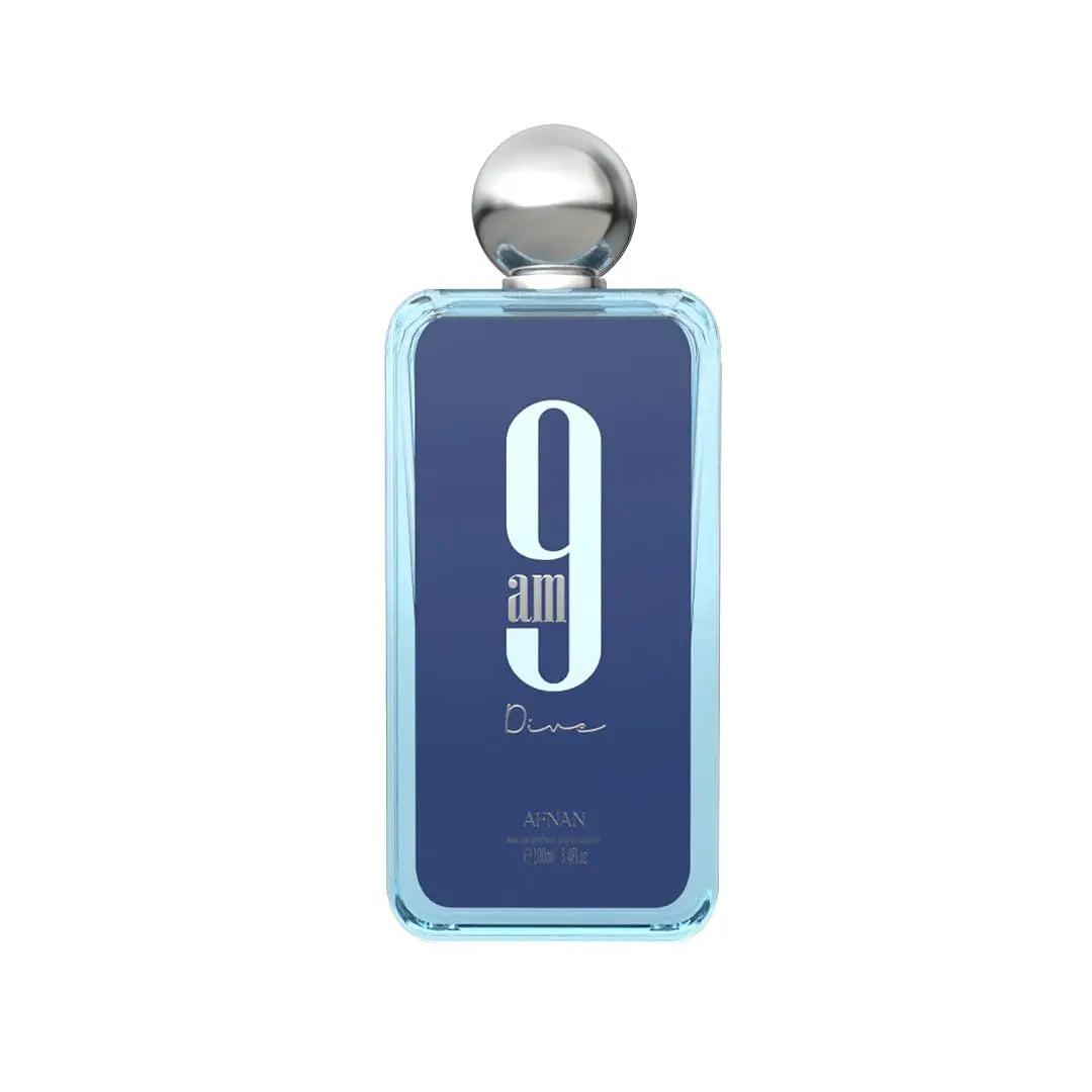 Afnan 9 AM Dive Unisex Eau de Parfum (EDP) 100ML, Fresh Aquatic Citrus Scent, Long Lasting Daytime Spray