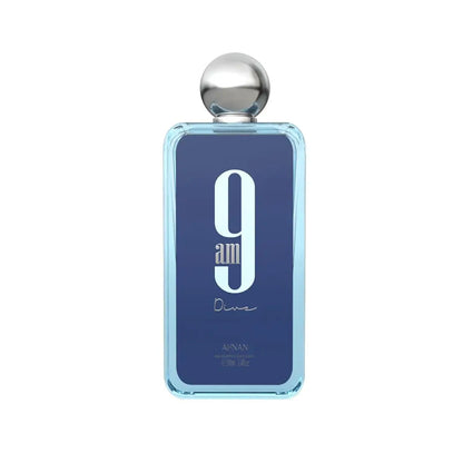 Afnan 9 AM Dive Unisex Eau de Parfum (EDP) 100ML, Fresh Aquatic Citrus Scent, Long Lasting Daytime Spray