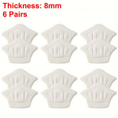 3pair/6pcs Insoles Patch Heel Pads for Sport Shoes Back Sticker Adjustable Size Antiwear Feet Pad Cushion Insert Insole