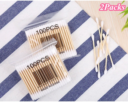100/300/500 Pcs Bamboo Baby Cotton Swab Cleaning of Ears Tampons Cotonete Health Beauty Cotton Swab Ear Cleaning Sticks