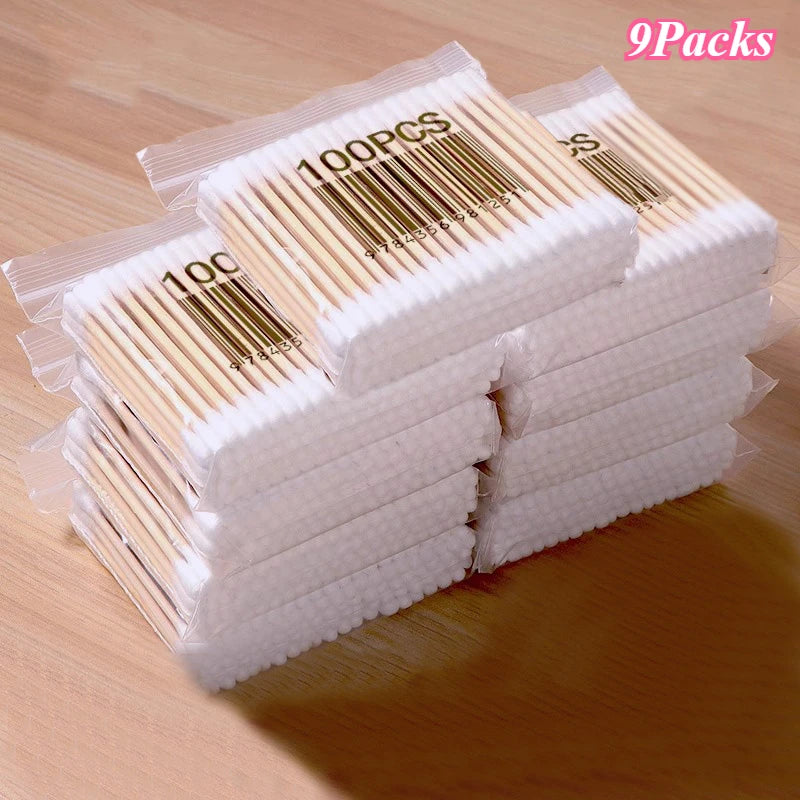 100/300/500 Pcs Bamboo Baby Cotton Swab Cleaning of Ears Tampons Cotonete Health Beauty Cotton Swab Ear Cleaning Sticks