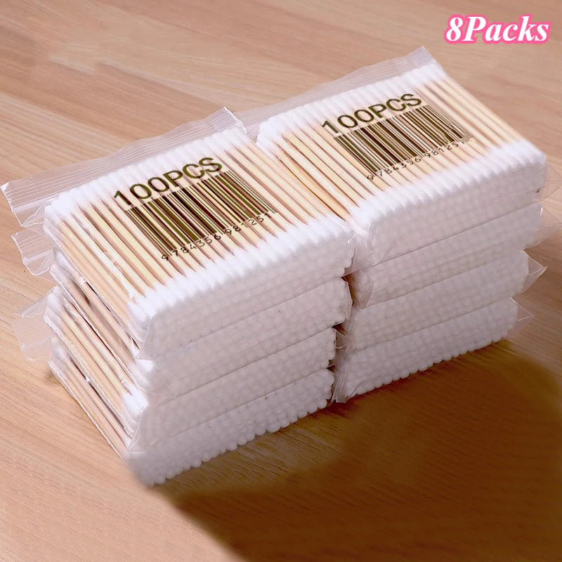 100/300/500 Pcs Bamboo Baby Cotton Swab Cleaning of Ears Tampons Cotonete Health Beauty Cotton Swab Ear Cleaning Sticks