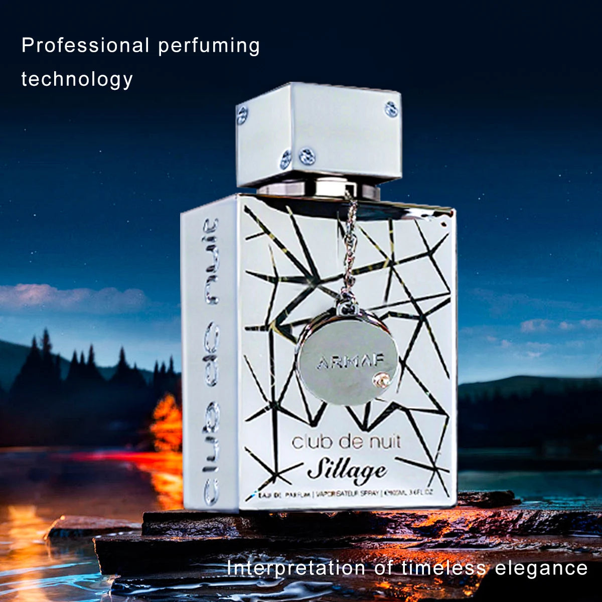 Armaff Club De Nuit Sillage 3.6oz/105ml Perfume.Long-lasting fragrance.Suitable for daily use,for dates,parties,birthdays,gift