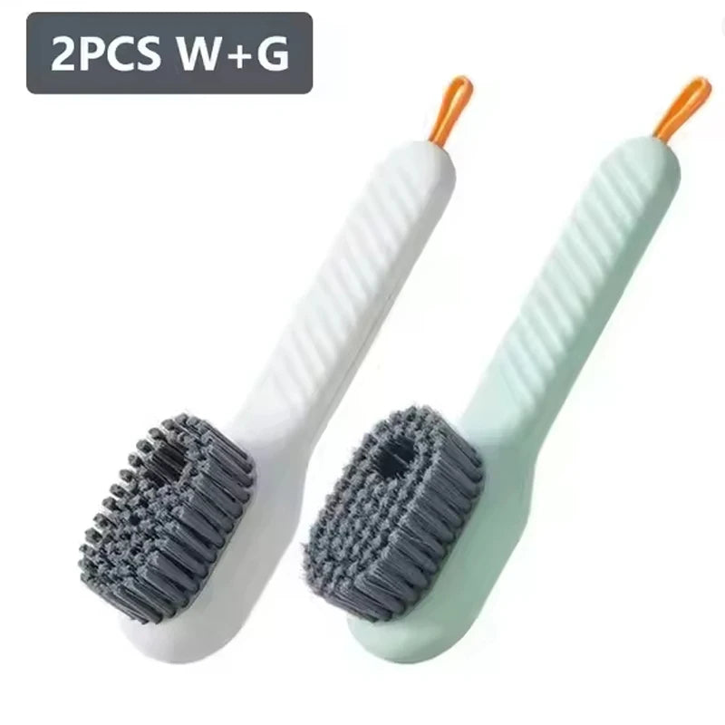 Cleaning Brush Soft Bristled Liquid Shoe Brush Long Handle Brush Clothes Brush Shoe Clothing Board Brush Household Cleaning Tool