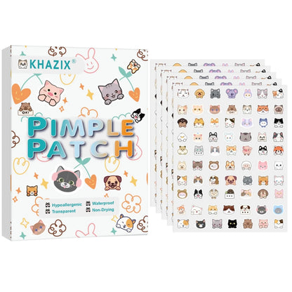70 pcs Cartoon acne patch, cute cat-shaped facial concealer acne patch, safe, non-toxic