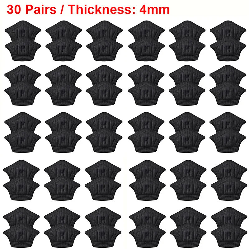 3pair/6pcs Insoles Patch Heel Pads for Sport Shoes Back Sticker Adjustable Size Antiwear Feet Pad Cushion Insert Insole