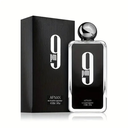 Afnan 9PM EDP for Men 3.4oz / 100ml – Sweet Amber Long Lasting Unisex Perfume Gift for Christmas Thanksgiving Halloween