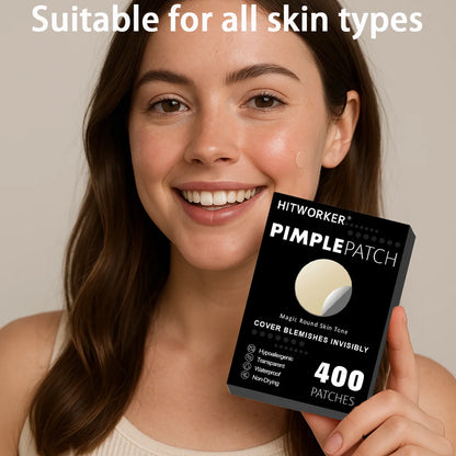 400Count Acne Patch, Covers Pimple And Acne, Acne Pimple Patch for Covering Zits And Blemishes, Spot Stickers for Face And Skin