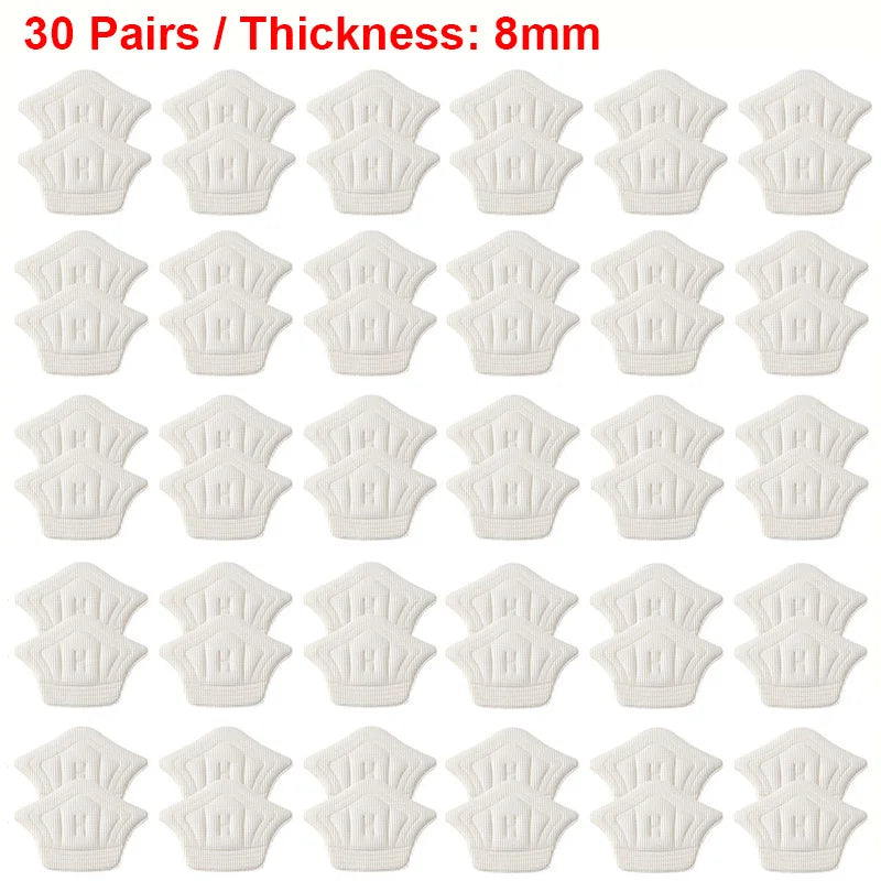 3pair/6pcs Insoles Patch Heel Pads for Sport Shoes Back Sticker Adjustable Size Antiwear Feet Pad Cushion Insert Insole