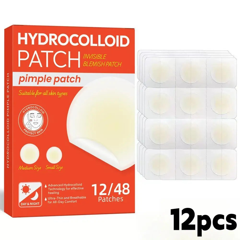 Hydrocolloid acne patch Invisible Hyaluronic Acid Round Acne Patch Blemish Cover Spot Treatment Stickers face skin care