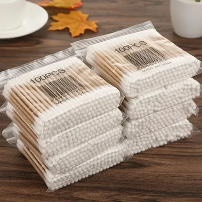 100/300/500 Pcs Bamboo Baby Cotton Swab Cleaning of Ears Tampons Cotonete Health Beauty Cotton Swab Ear Cleaning Sticks