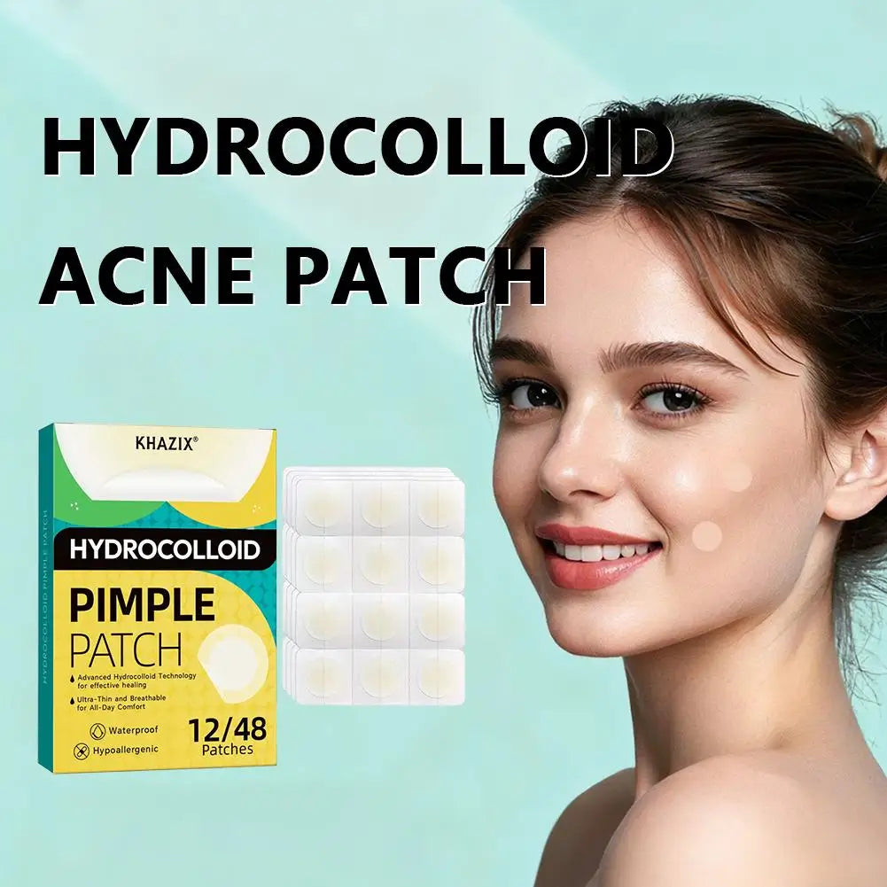 Hydrocolloid acne patch Invisible Hyaluronic Acid Round Acne Patch Blemish Cover Spot Treatment Stickers face skin care