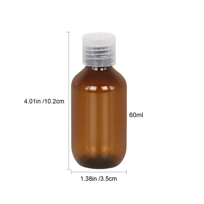 16Pcs Flip Top Travel Bottles Reusable Lotion Bottles Portable for Face Wash Sunscreen Hand Cream Travel Makeup Dispensers