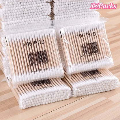 100/300/500 Pcs Bamboo Baby Cotton Swab Cleaning of Ears Tampons Cotonete Health Beauty Cotton Swab Ear Cleaning Sticks