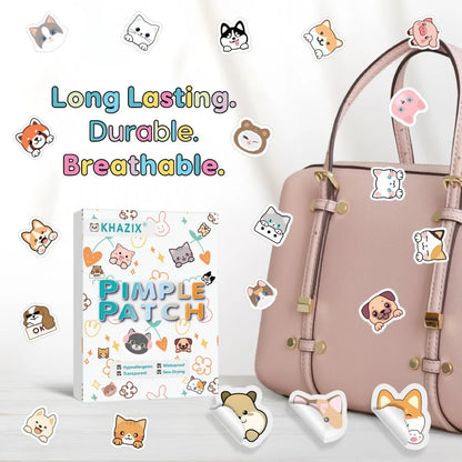 70 pcs Cartoon acne patch, cute cat-shaped facial concealer acne patch, safe, non-toxic