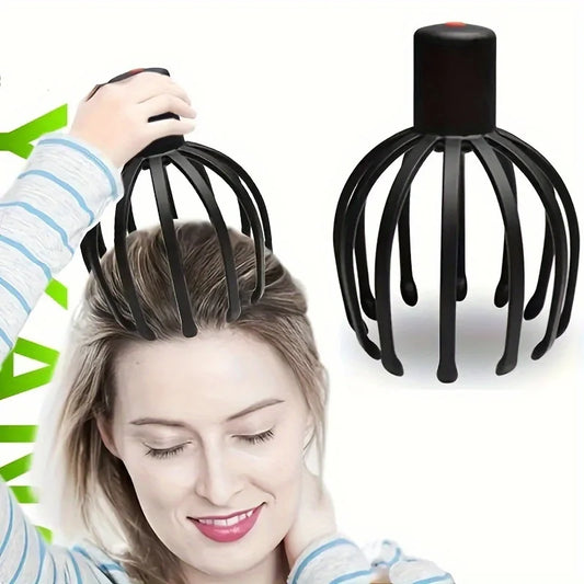 Electric Claw Scalp Massager 3 Vibration Levels USB Rechargeable Neck and Shoulder Relaxation Universal Fit Ideal Gift