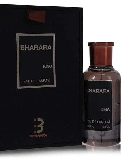 Bharara King EDP for Men 3.4oz – Bold Woody Amber Cologne, Ideal Holiday Gift