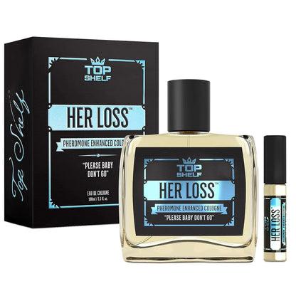 Her Loss For Men Eau de Parfum (EDP) 100ML | Science-Enhanced Pheromone Scent | Raw Appeal & Confidence Spray