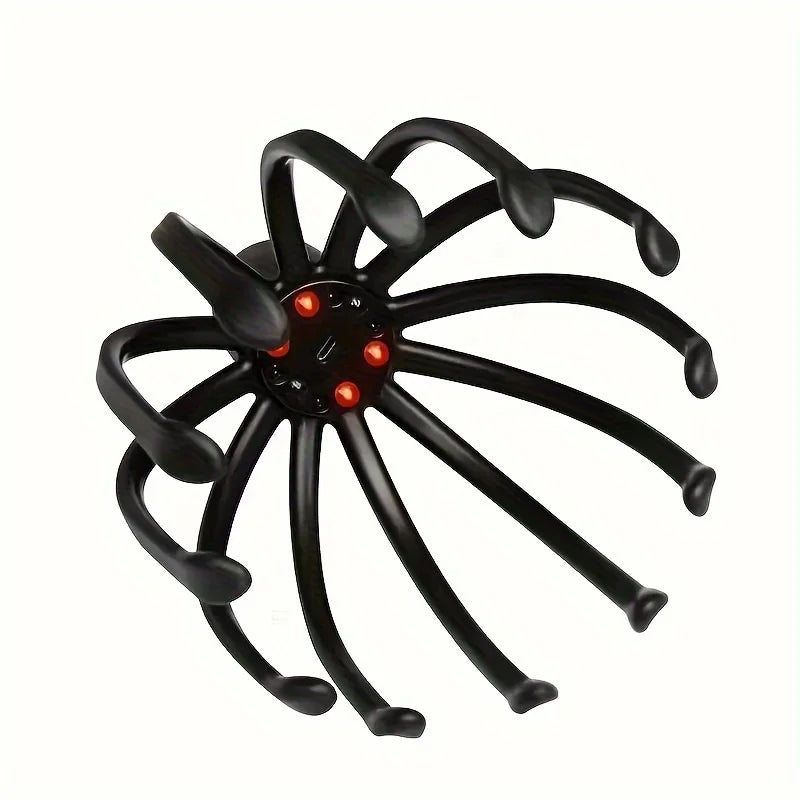 Electric Claw Scalp Massager 3 Vibration Levels USB Rechargeable Neck and Shoulder Relaxation Universal Fit Ideal Gift