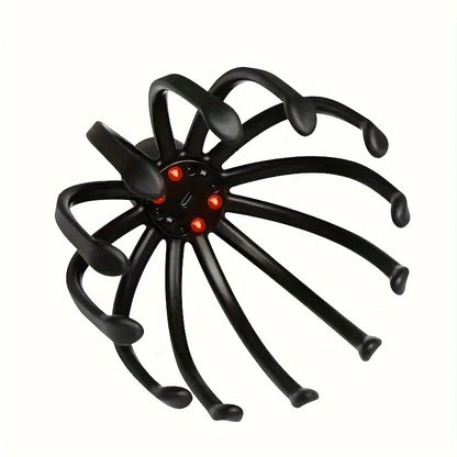 Electric Claw Scalp Massager 3 Vibration Levels USB Rechargeable Neck and Shoulder Relaxation Universal Fit Ideal Gift