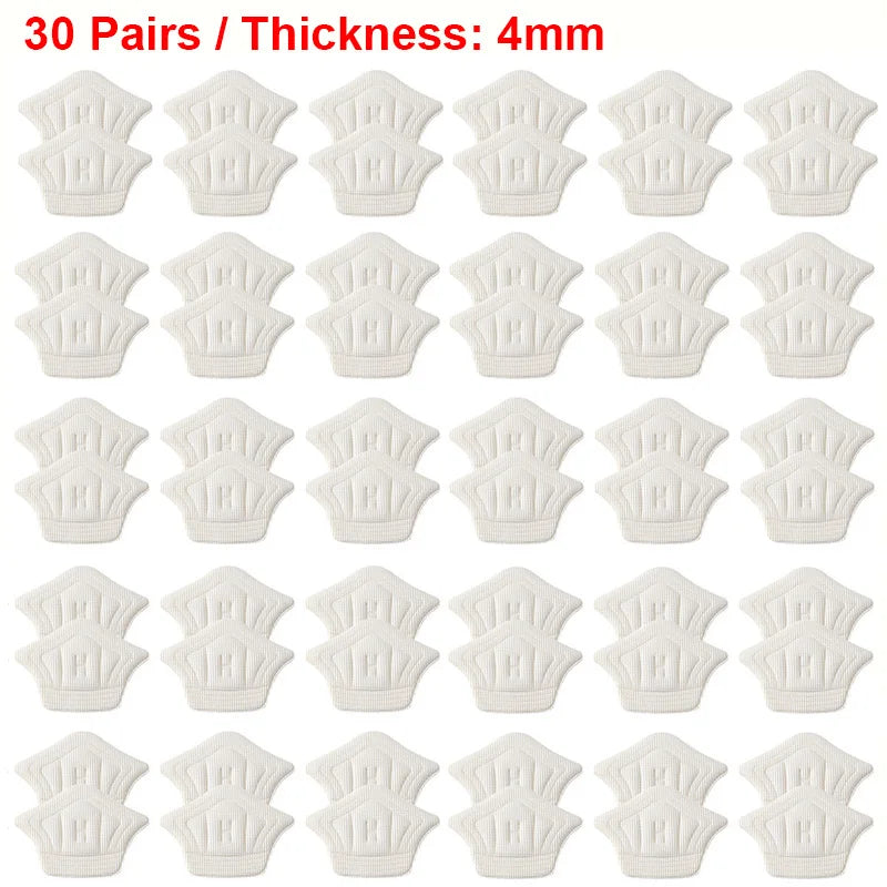 3pair/6pcs Insoles Patch Heel Pads for Sport Shoes Back Sticker Adjustable Size Antiwear Feet Pad Cushion Insert Insole