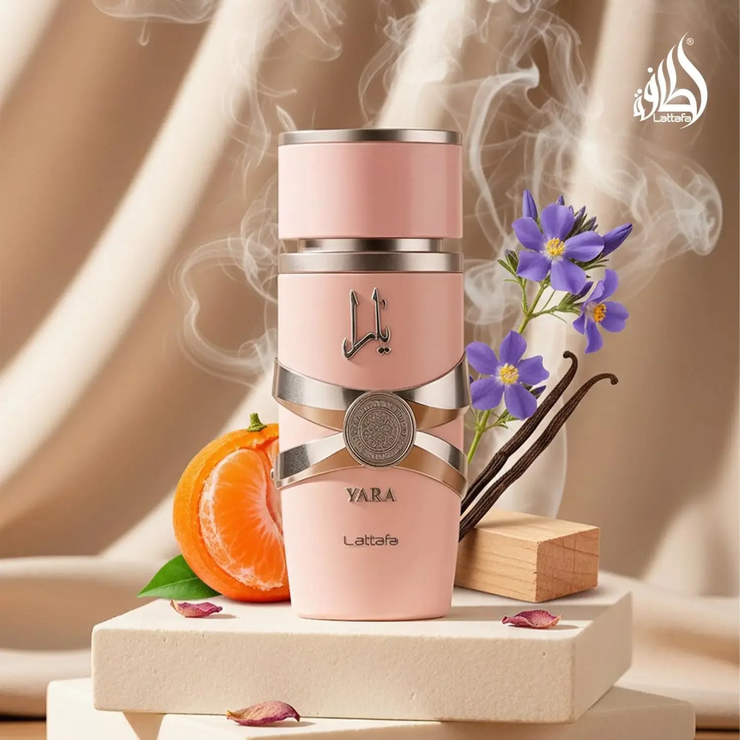 Yara by Lattafa 100ML EDP for Women, Sweet Vanilla Gourmand Scent, Luxury Evening Perfume