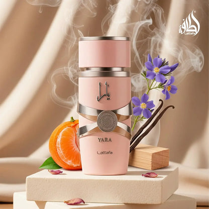 Yara by Lattafa 100ML EDP for Women, Sweet Vanilla Gourmand Scent, Luxury Evening Perfume