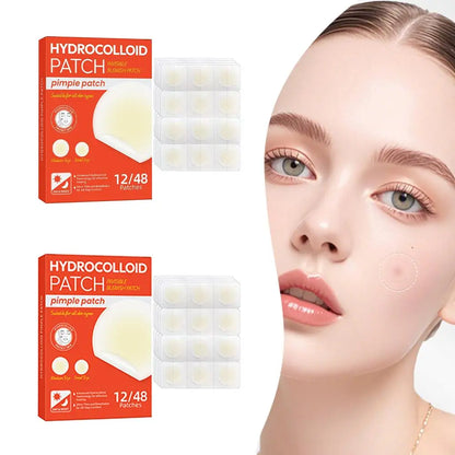 Hydrocolloid acne patch Invisible Hyaluronic Acid Round Acne Patch Blemish Cover Spot Treatment Stickers face skin care